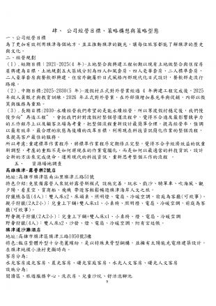 高雄旗津渡假村企劃書