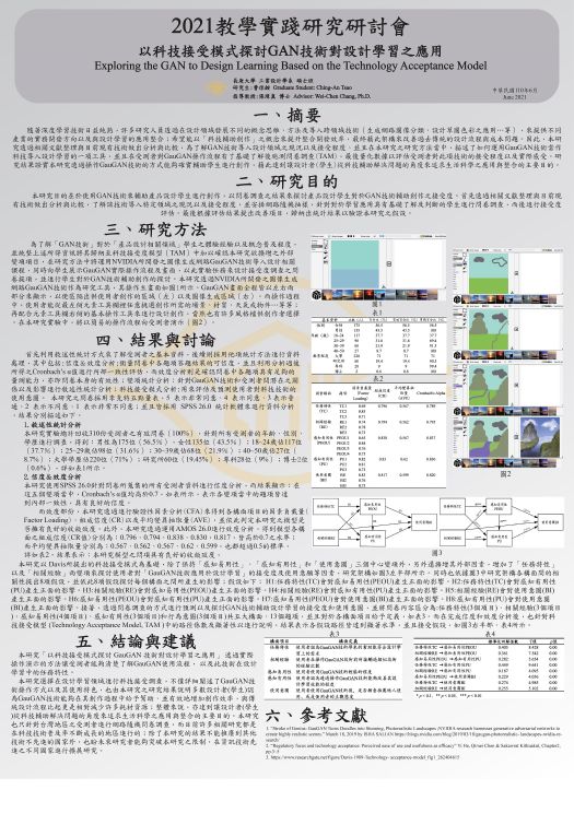 【CC-02】以科技接受模式探討GAN技術對設計學習之應用