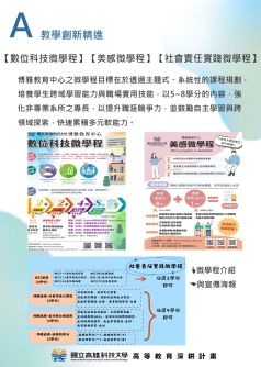 分項計畫A  教學創新精進